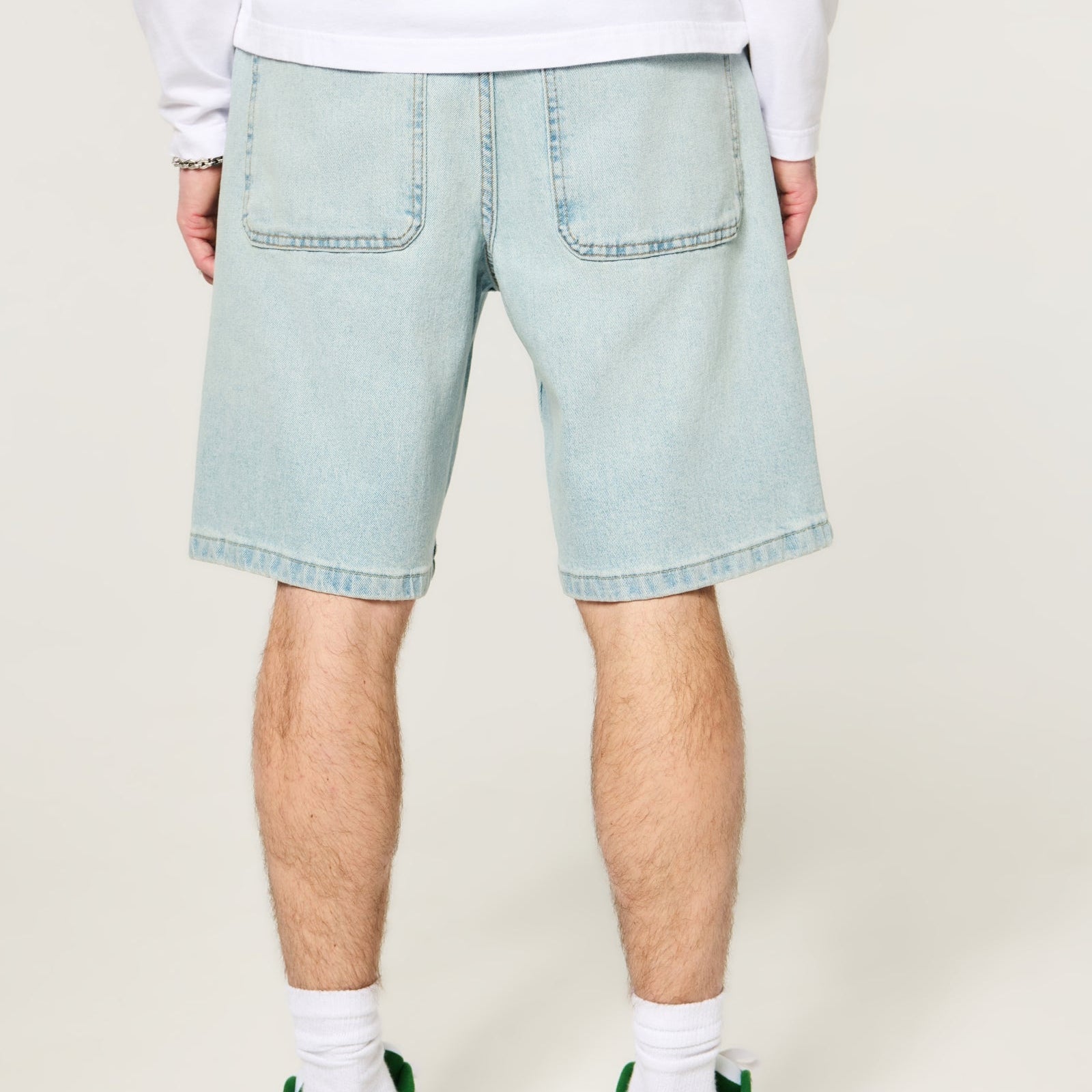 Men's classic denim shorts