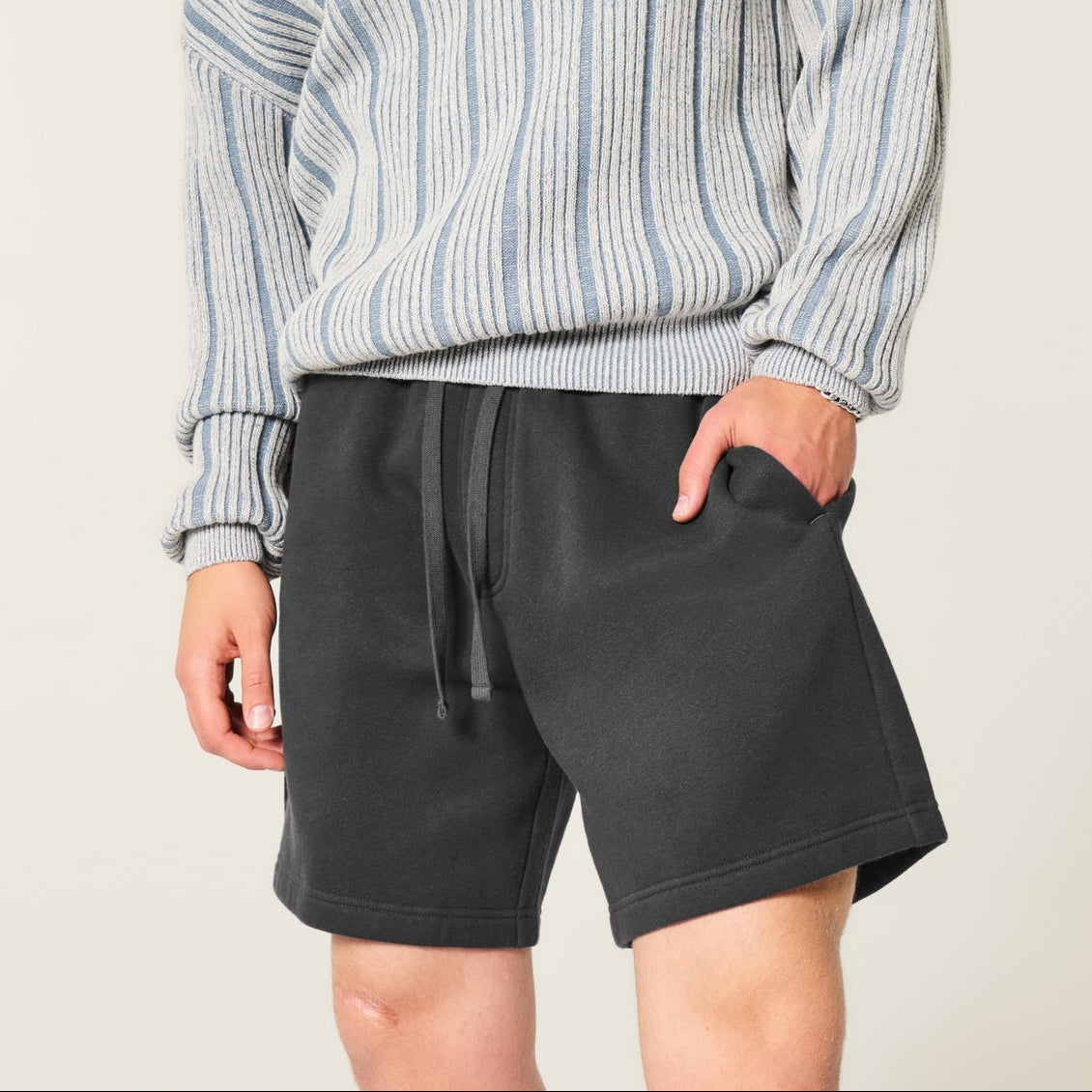 Men's drawstring casual shorts