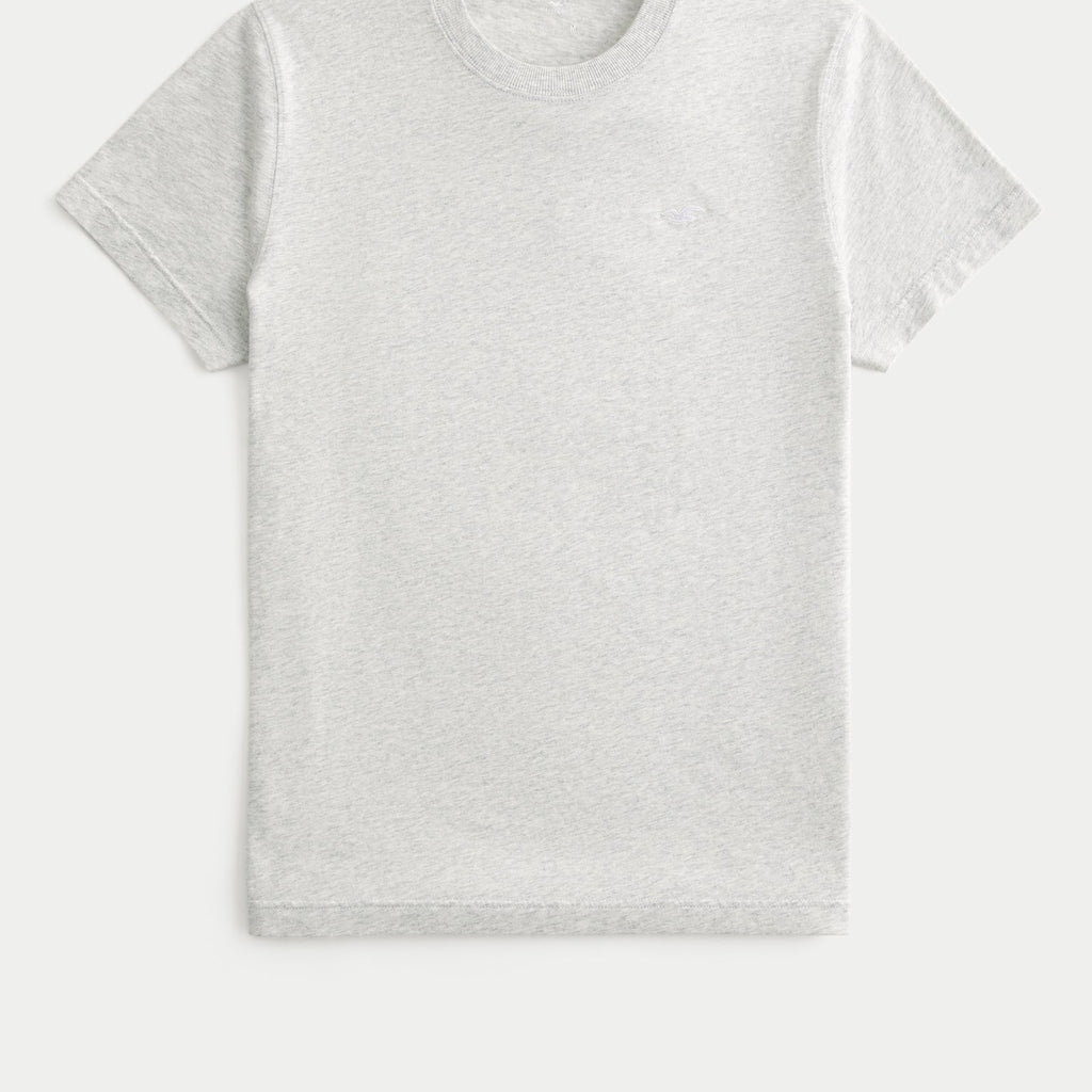 Men's grey crew neck t-shirt