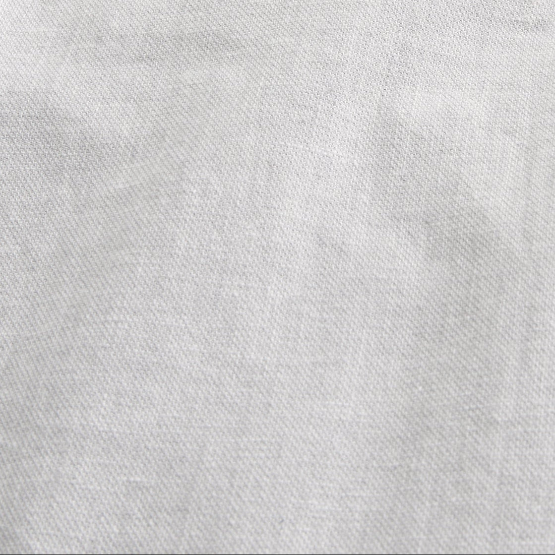 Men's loose fit off white trousers